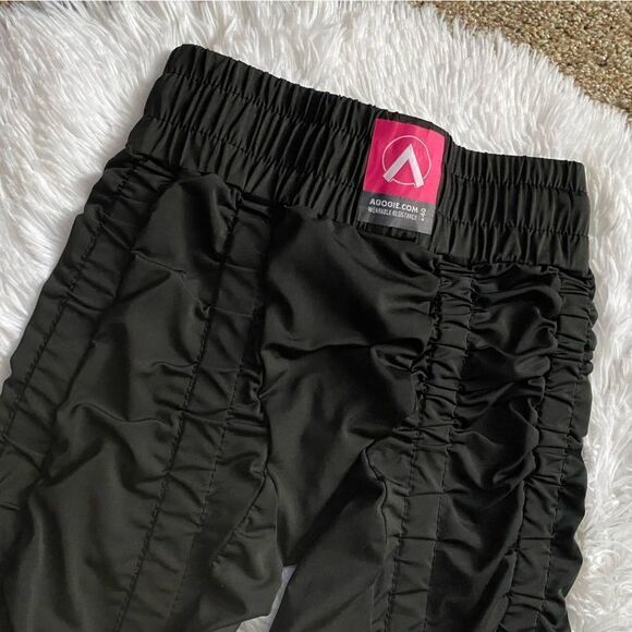 Agogie Wearable Resistance +40 Pants Black Stretchy Womens Size PM Petite Medium - Picture 3 of 8